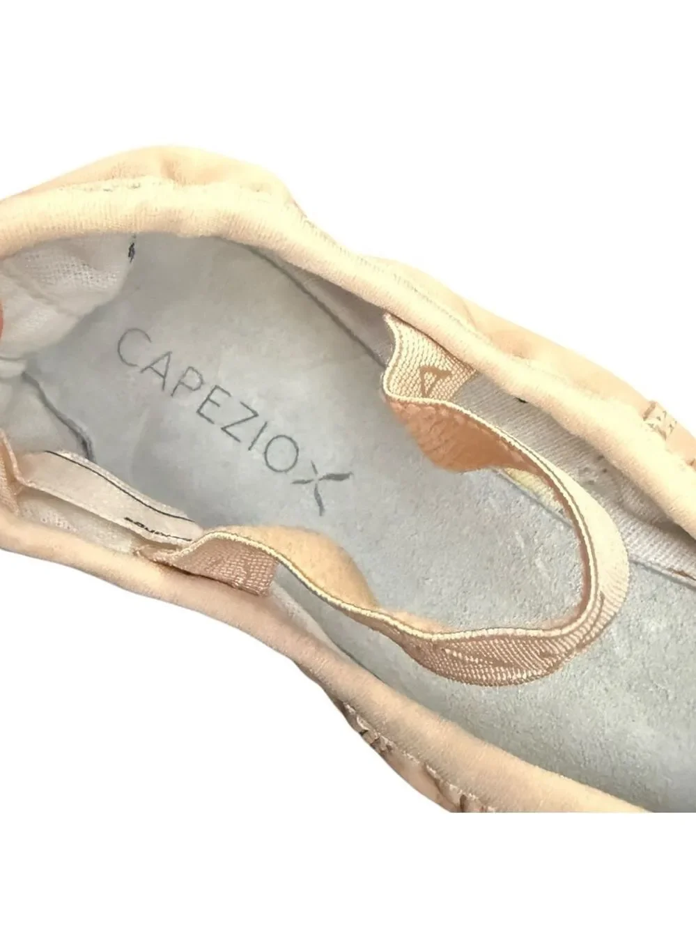 Capezio Lily Leather Ballet Slippers Pink 2M Girls Dance Shoes